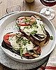 Fast & Easy Dinner: Open-Faced Grilled Eggplant Sandwiches