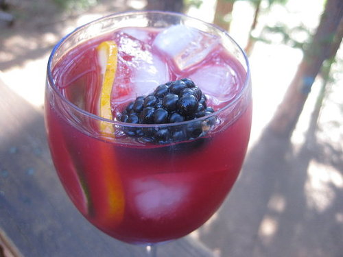 Recipe For Blackberry and Cabernet Caipirinha