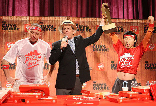 Pizza Hut P'Zone Eating Competition Pizza Hut P'Zone Eating Competition