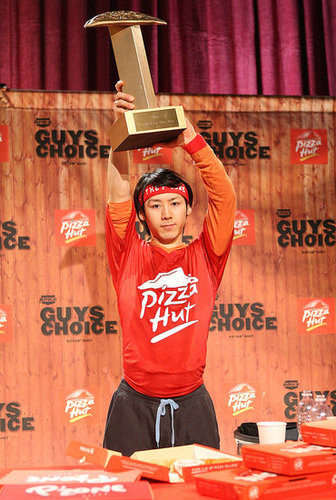 Pizza Hut P'Zone Eating Competition Pizza Hut P'Zone Eating Competition