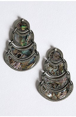 UrbanOutfitters.com > Tiered Shell Earrings ($24)