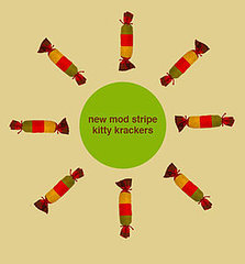New Product Alert! George Mod Stripe Kitty Krackers