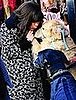 America Ferrera On Ugly Betty Set With Dogs