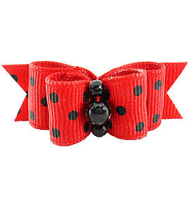 Dog Ladybug Hair Bow ($11)