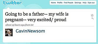 Briefing Book! SF Mayor Newsom Twitters Pregnancy News