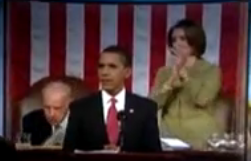 Briefing Book! Pelosi Got a Workout During Obama's Speech