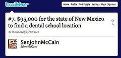 Briefing Book! McCain Tweets the Top-10 Porkiest Projects Briefing Book! McCain Tweets the Top-10 Porkiest Projects