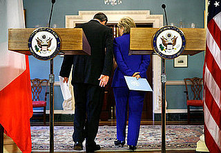 Picture It: Hillary and Irish Minister Prep For Diplomatic Jig
