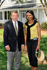 Condoleezza Rice Spends Her Time on Tiger Wood's Trail Condoleezza Rice Spends Her Time on Tiger Wood's Trail