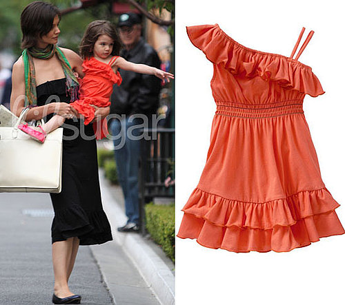 Photo of Suri Cruise Wearing a Ruffle Dress From Gap at The Grove