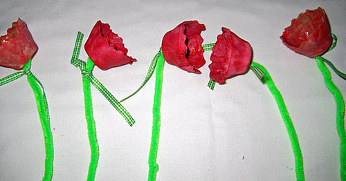 Flowers with Ribbon Stems Flowers with Ribbon Stems