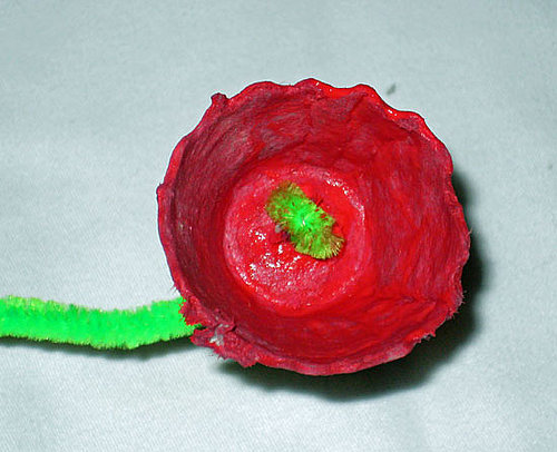 Flower Before Adding the Yellow Center Flower Before Adding the Yellow Center