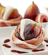 Warm Figs With Goat Cheese