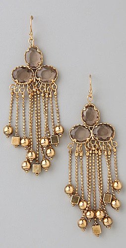 Rachel Leigh Geometric Fringe Earrings