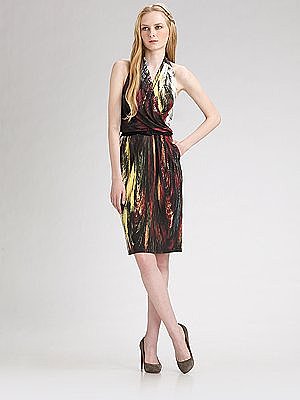 Catherine Malandrino - Silk Halter Dress - Saks.com