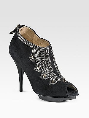 Oscar de la Renta - Westpoint Platform Booties 