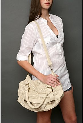  Deena & Ozzy Perforated Satchel