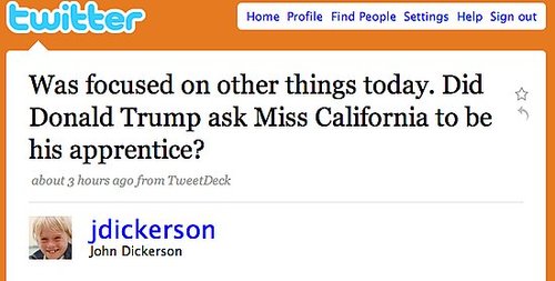 Tweet Nothings: On Yesterday's Odd Couple in Headlines 