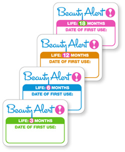 Beauty Alert! Stickers For Keeping Track of Makeup Expiration Dates