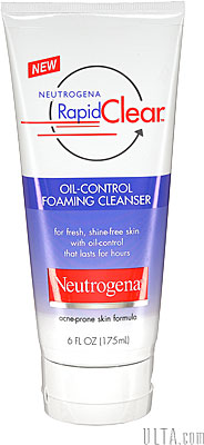 Review of Neutrogena Rapid Clear Oil Control Foaming Cleanser