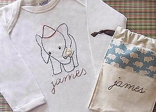Hand-Embroidered Onesies