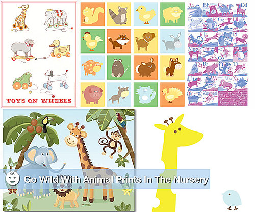 Animal Print Nursery Wall Art