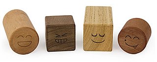 Lil Find: Wooden Blocks Rattle Set