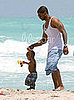 lil links: Usher and Son Have Fun in the Sun