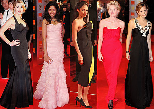 Photos From 2009 BAFTA Awards, Featuring Kate Winslet, Freida Pinto, Angelina Jolie, Emma Watson, Sharon Stone, Amy Adams, etc