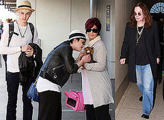 Photos Of Ozzy, Sharon, Kelly Osbourne and Luke Worrell At LAX Photos Of Ozzy, Sharon, Kelly Osbourne and Luke Worrell At LAX