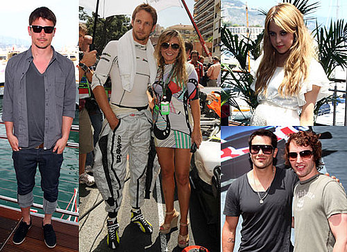 Photos of Celebrities including Geri Halliwell, Josh Hartnett, Princess Beatrice Watching Jenson Button Win Monaco Grand Prix