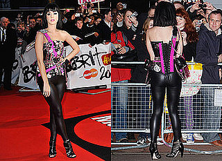 Katy Perry in Hello Kitty Corset at 2009 Brit Awards