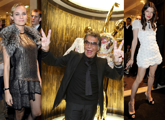 Behind the Seams: Roberto Cavalli Paris Store Opening