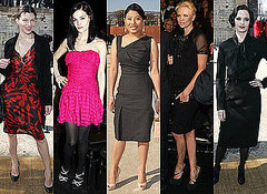 Eva Green, Charlize Theron, Leigh Lezark, Milla Jovovich at Christian Dior, Paris
