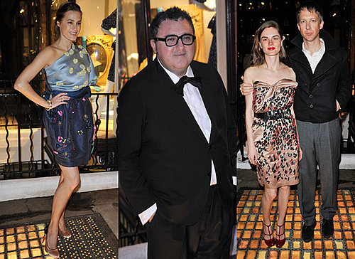 Alber Elbaz Parties at Lanvin Opening in London