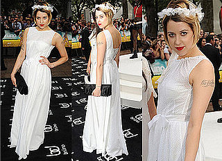 Photos of Peaches Geldof at Bruno Premiere White Dress