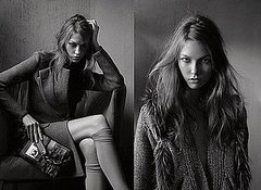 Photos of Karlie Kloss for Pringle Ad Campaign Autumn 2009 Shot by Fabien Baron
