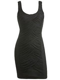 Scalloped Front Ponte Dress 