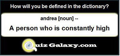 How will you be defined in the dictionary?