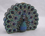     Authentic Judith Leiber Peacock Handbag Purse