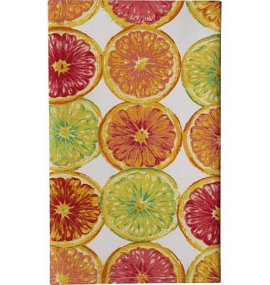 Crate and Barrel - Grapefruit Print Dishtowel shopping in Crate and Barrel Dishtowels, Aprons, Potholders