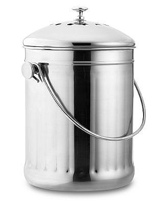 Stainless-Steel Compost Pail | Williams-Sonoma