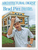 Brad Pitt does Architectural Digest jan 09