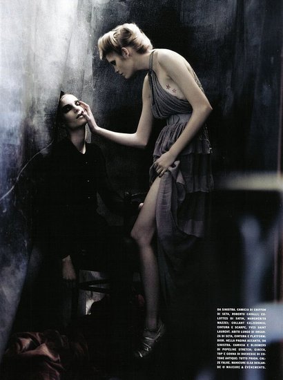Heidi Mount and Iris Strubegger for Vogue Italia-april 09