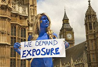Page 3 Girl Bares All in London