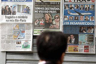 Front Page: Debris Found in Search For Air France Plane