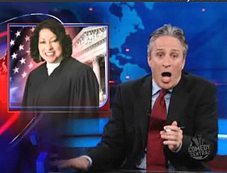 Daily Show's Jon Stewart Mocks Pundits on Sonia Sotomayor
