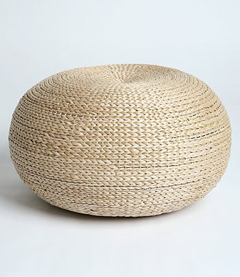 Desire/Acquire: Rattan Pouf