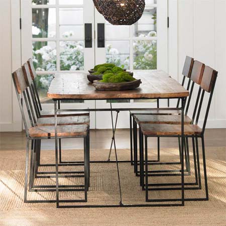 Steal of the Day: Railroad Tie Dining Table and Chairs