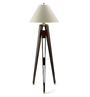 Desire/Acquire: Wooden Tripod Floor Lamp